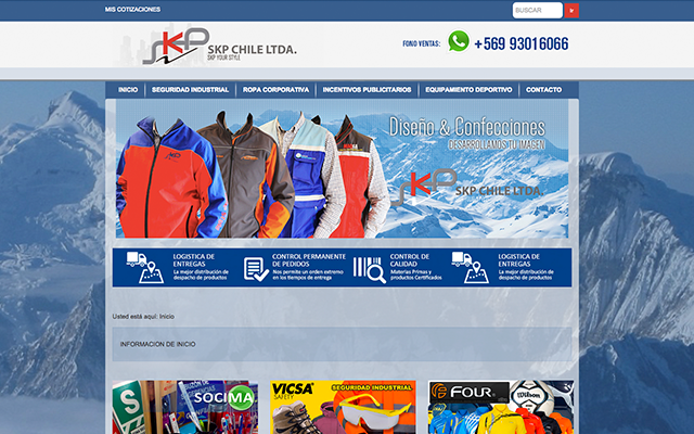 Diseño Web Skp Chile